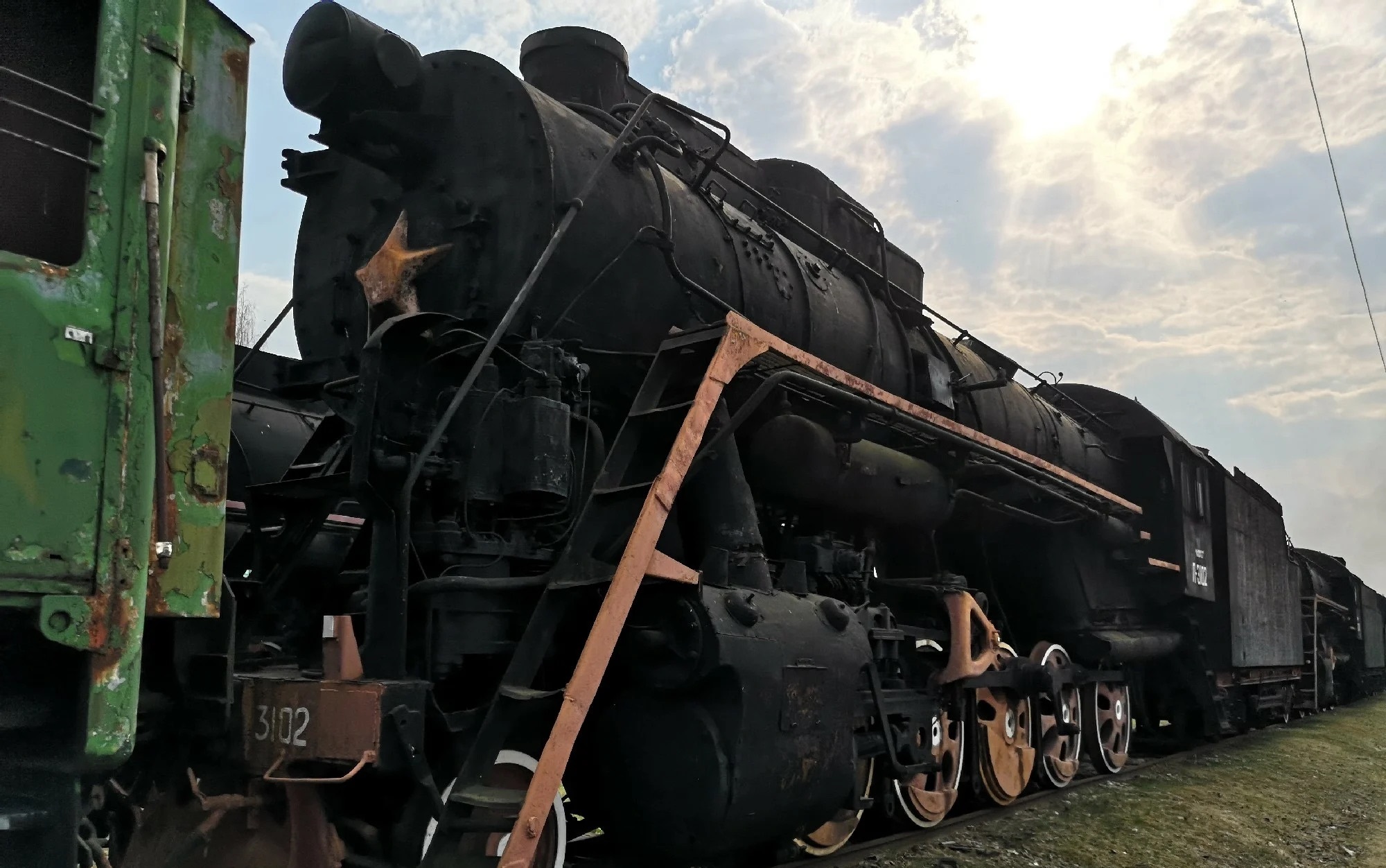 База запаса паровозов на случай ядерной войны